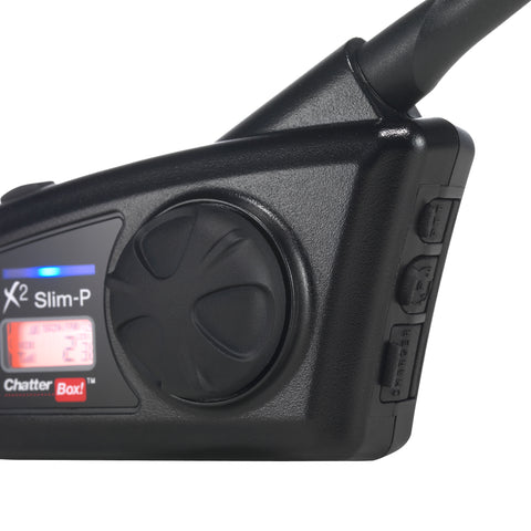 X2 SLIM-P LONG RANGE GMRS/FRS HELMET COMMUNICATOR – Chatterboxusa